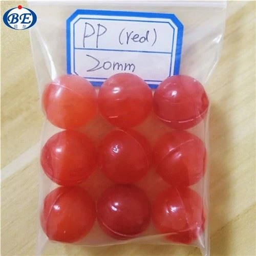 Bola de PP de flotador hueco de plástico de 20 mm