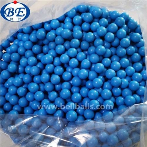 Bolas de plástico azul sólido
